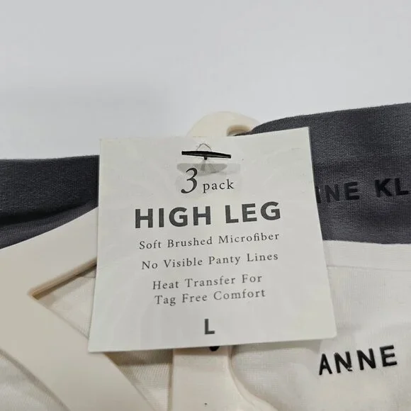 Anne Klein 3 Pack Soft Microfiber Brief Panties - Picture 5 of 10